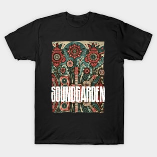 tshirt mug, sticker, print,  of 90s band Soundgarden T-Shirt